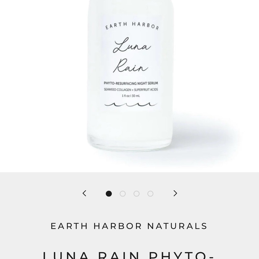 Earth Harbor Luna Rain Night Serum - White